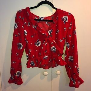 Flounced blouse (NEVER WORN)